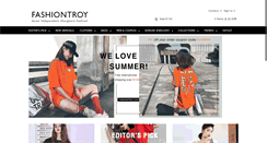 Desktop Screenshot of fashiontroy.com